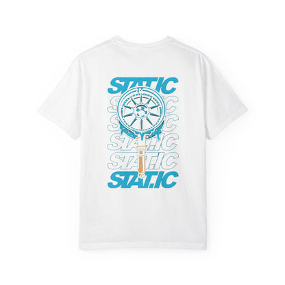 Static Wheel Unisex T-Shirt, Trendy Graphic Tee, Casual Streetwear, Gift for Him/Her, Summer Outfit